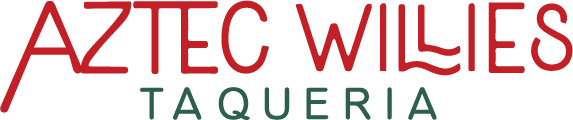Red and green wordmark logo for Mexican restaurant