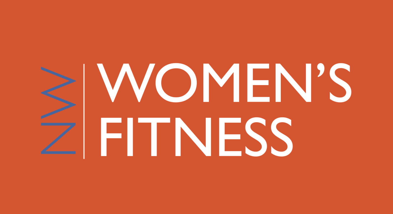 Wordmark logo for local fitness studio on rust background