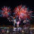 Downtown Portland\'s annual fireworks show takes place in the Willamette River, just south of the Hawthorne Bridge.